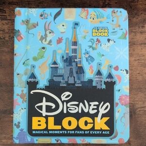 DISNEY Block Book with Blue and Yellow Accents